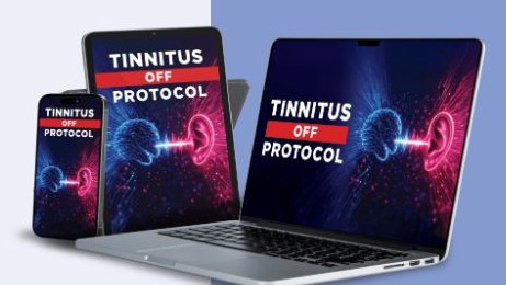 Tinnitus Off Protocol available on phone, tablet and laptop